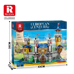 Reobrix Creator Building Golden Lion Castle 2599PCS block toys 66006