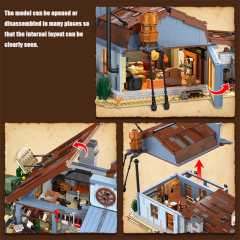 JIESTAR Creator Building SMITHY 2718PCS block toys 89145