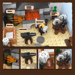 JIESTAR Creator Building SMITHY 2718PCS block toys 89145