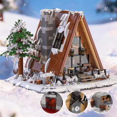 Xbert Creator Seasonal A-Frame Snow Cabin 1508PCS block toys 66151