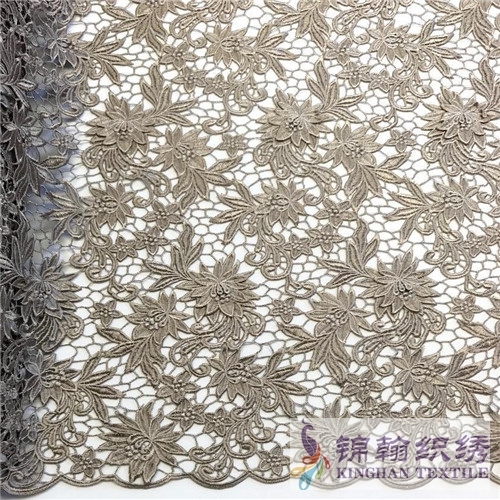 KHLF2007 Guipure Lace Venice Lace Fabric - Magnolia