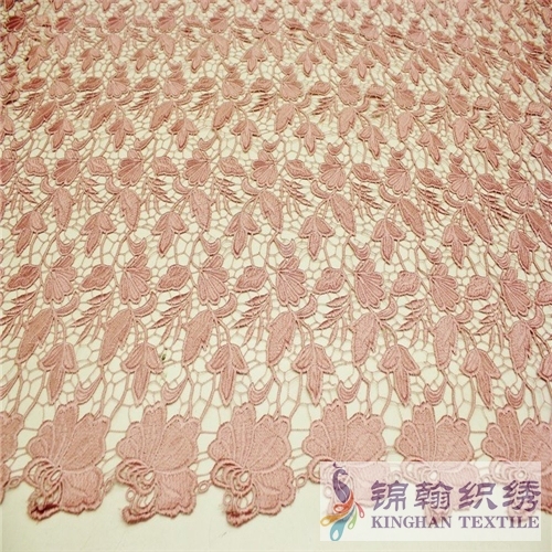 KHLF2011 Guipure Floral Lace fabric elegant Flower Embroidery