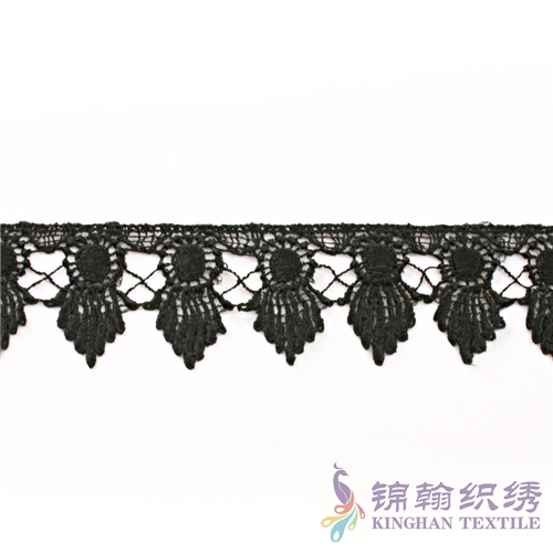 1.75 Inches Wide 14 Colors Venice Lace Guipure Trim Scalloped