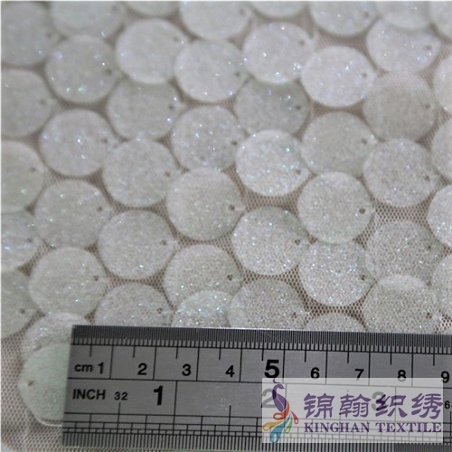 KHSF1008 18mm Glitter Sequins Fabric