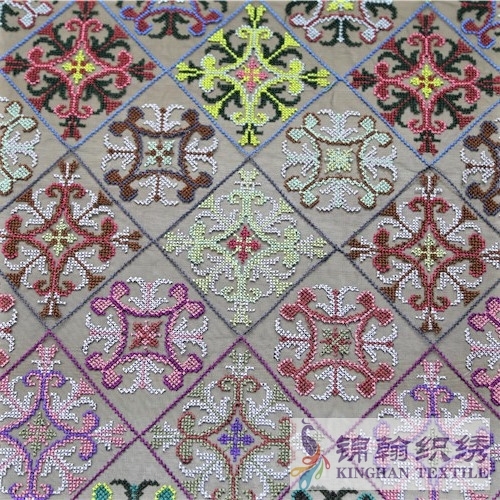 KHME1005C Colorful Diamond Cross Stitch Flat Mesh Embroidery