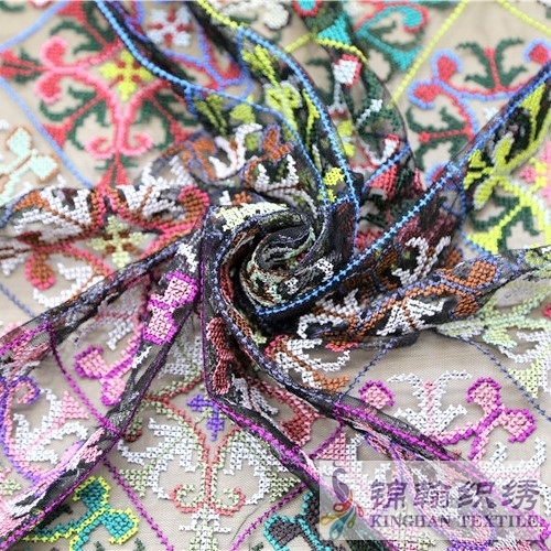 KHME1005C Colorful Diamond Cross Stitch Flat Mesh Embroidery