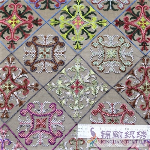 KHME1005C Colorful Diamond Cross Stitch Flat Mesh Embroidery