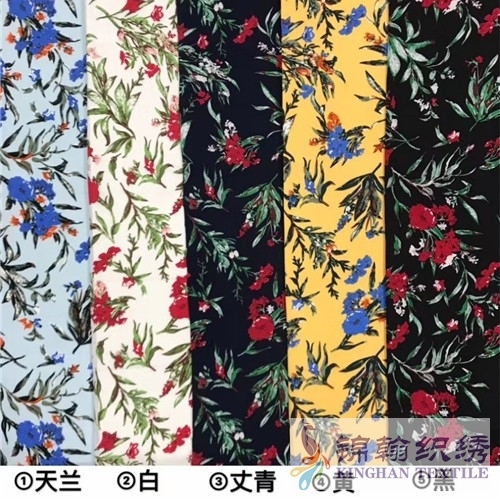 KHWPF2005 Woven 45S 100%Rayon Printed Fabric