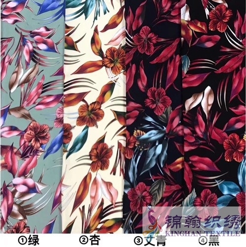 KHWPF2011 Woven 45S 100%Rayon Printed Fabric