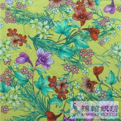 KHWPF2014 Woven 45S 100%Rayon Printed Fabric