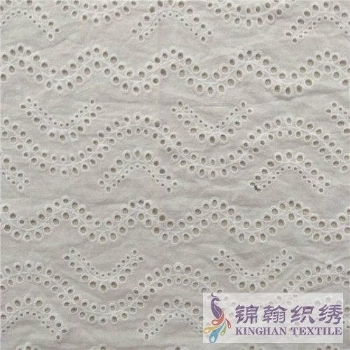 KHCE1017 Cotton Eyelet Embroidered Fabric