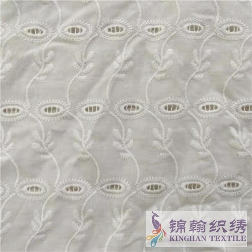 KHCE1043 Cotton Eyelet Embroidered Fabric