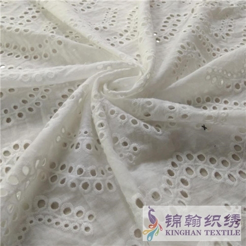 KHCE1017 Cotton Eyelet Embroidered Fabric