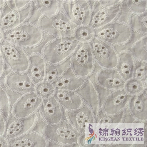 KHCE1022 Cotton Eyelet Embroidered Fabric