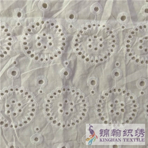 KHCE1023 Cotton Eyelet Embroidered Fabric