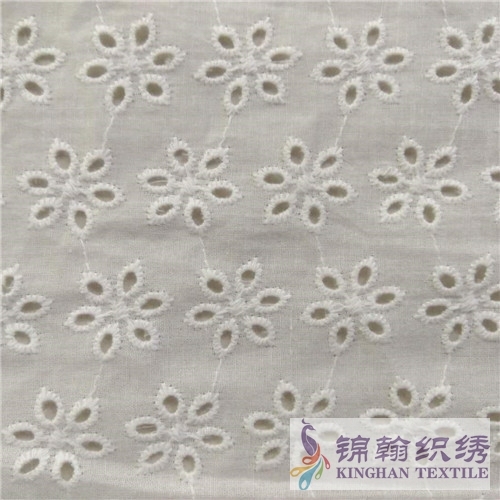 KHCE1013 Cotton Eyelet Embroidered Fabric