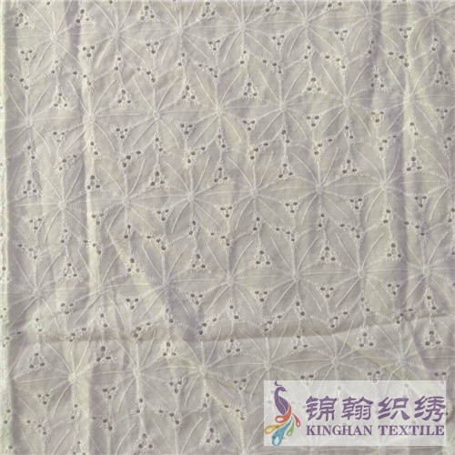 KHCE1024 Cotton Eyelet Embroidered Fabric