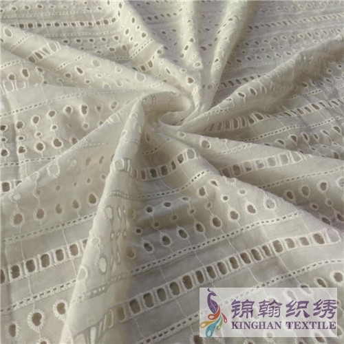 KHCE1029 Cotton Eyelet Embroidered Fabric
