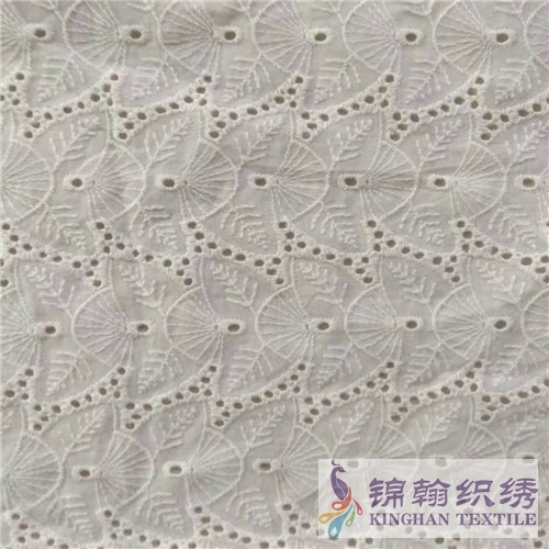 KHCE1051 Cotton Eyelet Embroidered Fabric