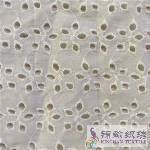 KHCE1042 Cotton Eyelet Embroidered Fabric
