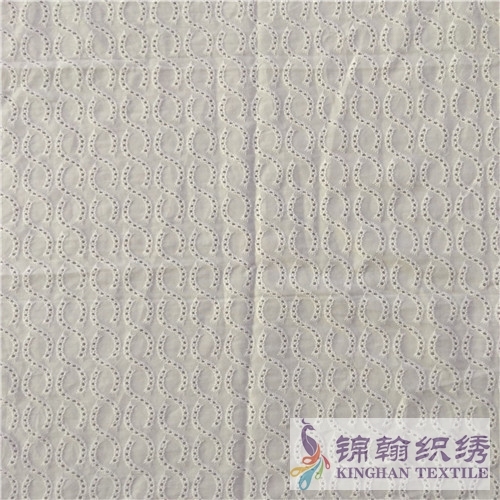 KHCE1020 Cotton Eyelet Embroidered Fabric