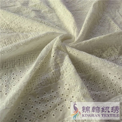 KHCE1032 Cotton Eyelet Embroidered Fabric