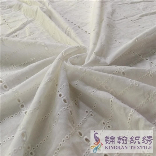 KHCE1012 Cotton Eyelet Embroidered Fabric