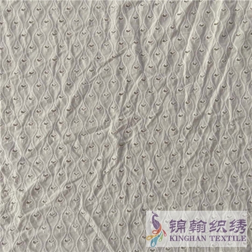 KHCE1031 Cotton Eyelet Embroidered Fabric