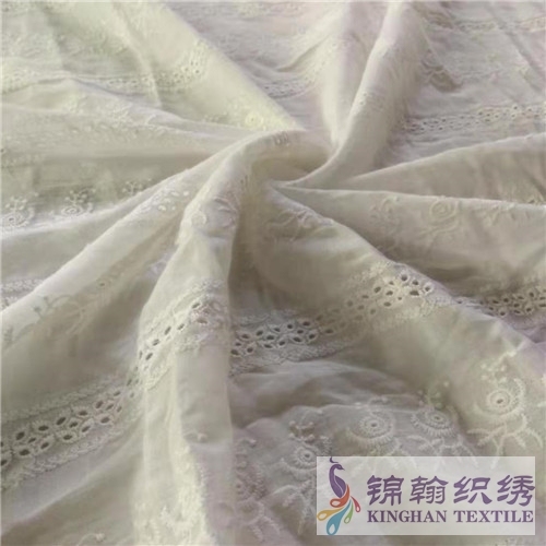 KHCE1050 Cotton Eyelet Embroidered Fabric