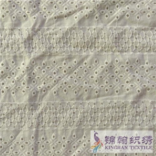 KHCE1032 Cotton Eyelet Embroidered Fabric