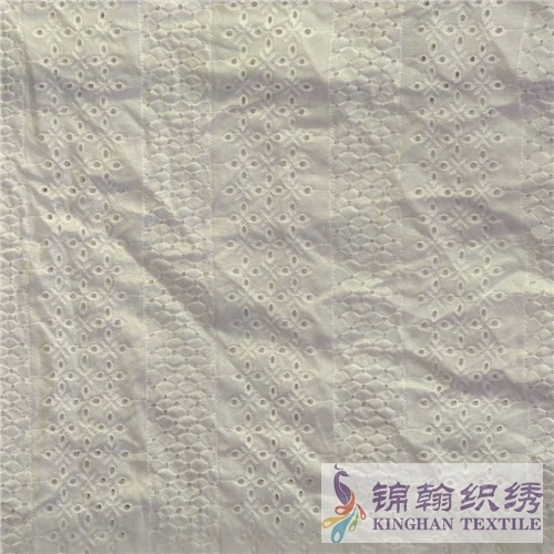 KHCE1032 Cotton Eyelet Embroidered Fabric