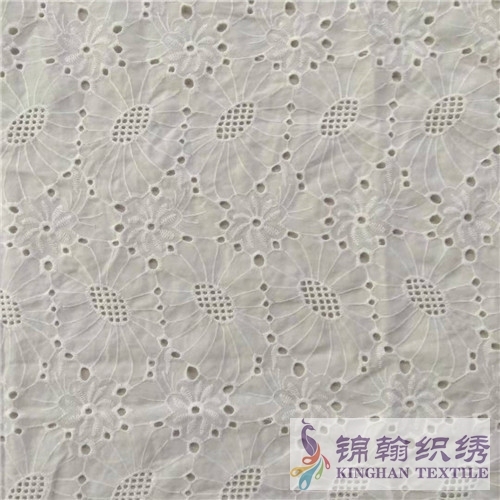 KHCE1055 Cotton Eyelet Embroidered Fabric