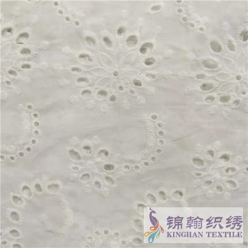 KHCE1045 Cotton Eyelet Embroidered Fabric