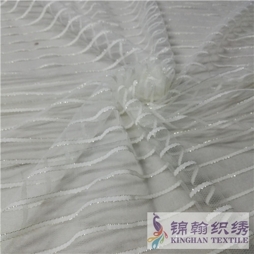 KHMF3004 Metallic Glitter Mesh Fabrics