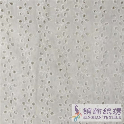 KHCE1042 Cotton Eyelet Embroidered Fabric