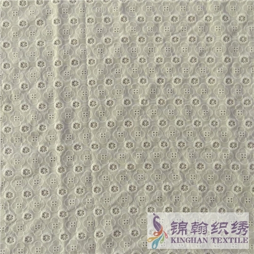 KHCE1033 Cotton Eyelet Embroidered Fabric