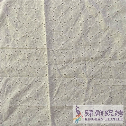 KHCE1021 Cotton Eyelet Embroidered Fabric