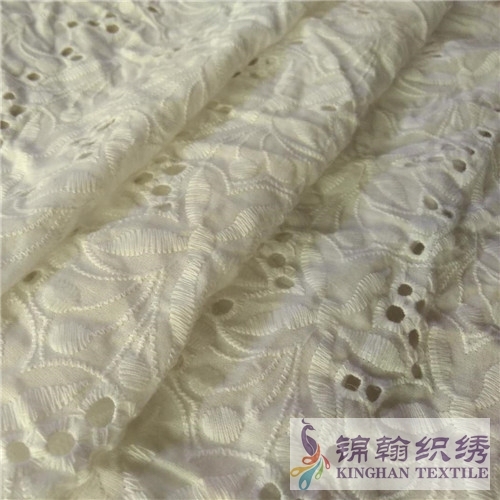 KHCE1034 Cotton Eyelet Embroidered Fabric