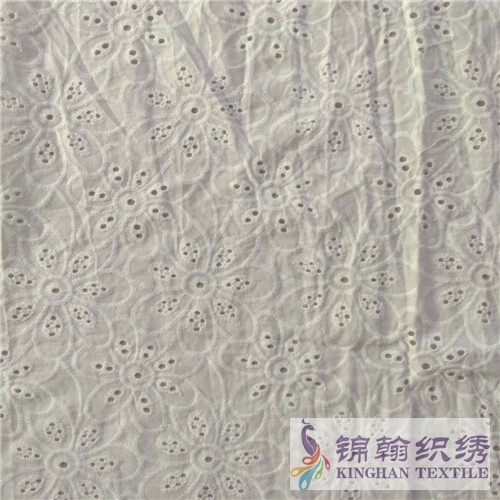 KHCE1022 Cotton Eyelet Embroidered Fabric