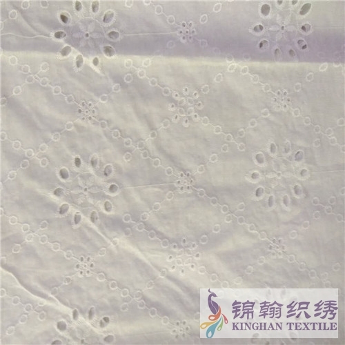 KHCE1019 Cotton Eyelet Embroidered Fabric