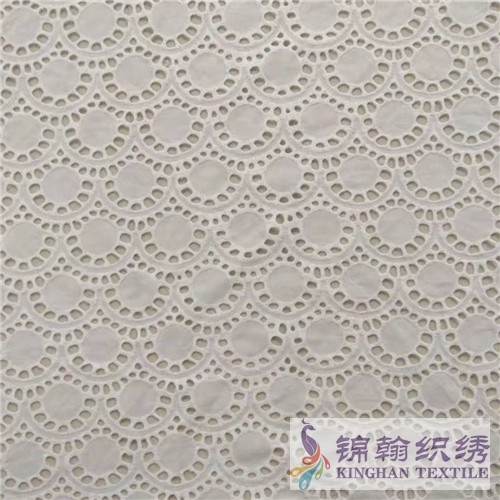 KHCE1035 Cotton Eyelet Embroidered Fabric