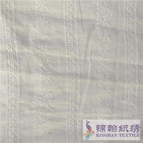 KHCE1050 Cotton Eyelet Embroidered Fabric