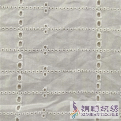 KHCE1012 Cotton Eyelet Embroidered Fabric