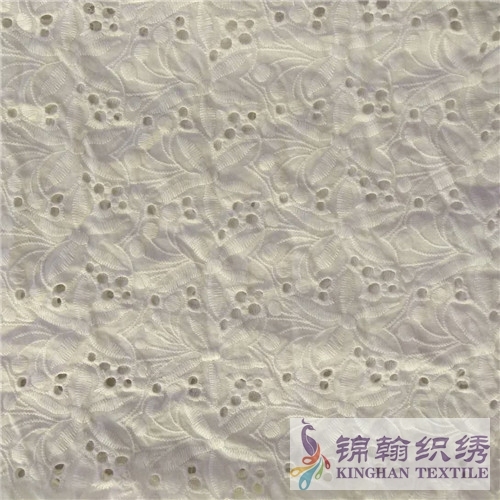 KHCE1034 Cotton Eyelet Embroidered Fabric