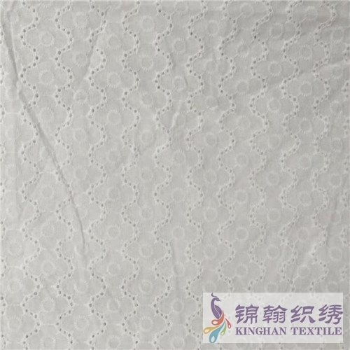 KHCE1047 Cotton Eyelet Embroidered Fabric