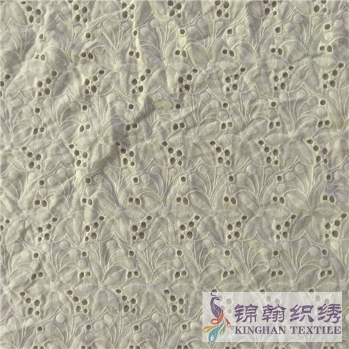 KHCE1034 Cotton Eyelet Embroidered Fabric