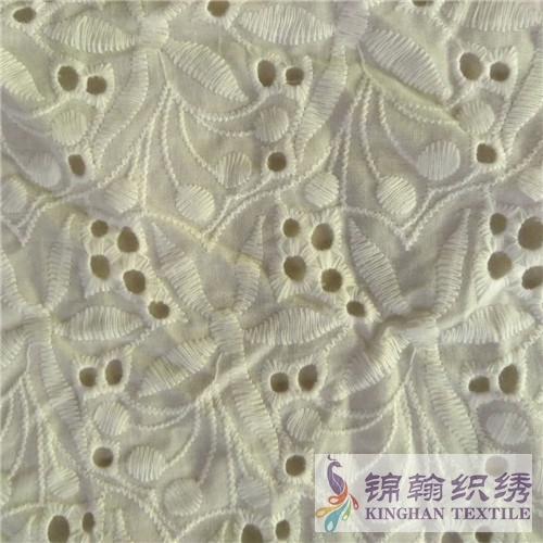 KHCE1034 Cotton Eyelet Embroidered Fabric
