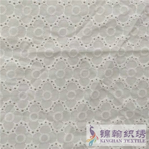 KHCE1047 Cotton Eyelet Embroidered Fabric