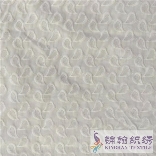 KHCE2004 Flat Cotton Embroidered Fabrics