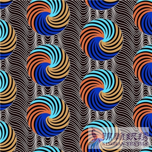 KHAFF1043 African Polyester Ankara Wax Print Fabrics